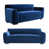 Velours bleu royal
