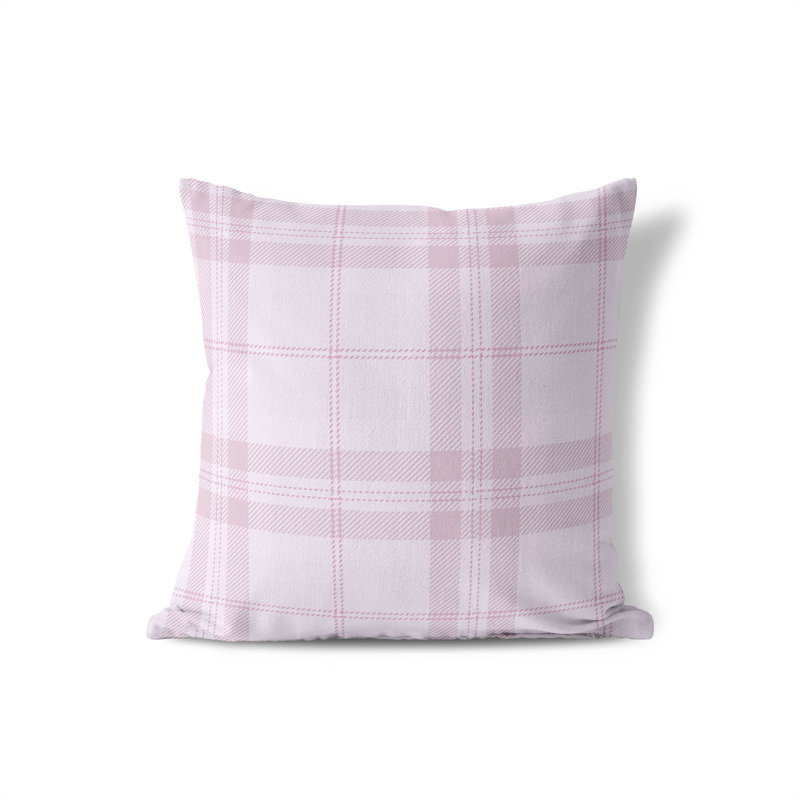 Coussin Vinny, H 18 po x l 18 po, Rose
