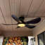 Ventilateur de plafond encastré à profil bas 32/36/46/52 po avec éclairage et télécommande-649039929-649039931
