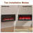 Hwang Wall Mounted/Recessed-in Ultra-Thin Electric Fireplace-1916877710