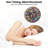 Textured Womans Face Clock