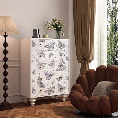 Commode française de style crème