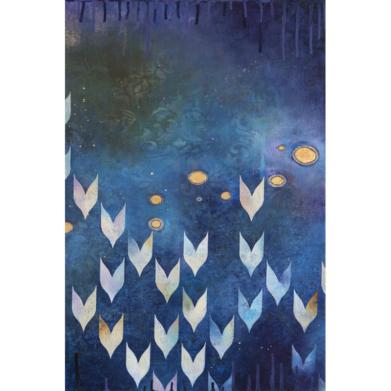My Constellation II - Graphic Art, 122 cm H x 81 cm W, Black Floater Framed