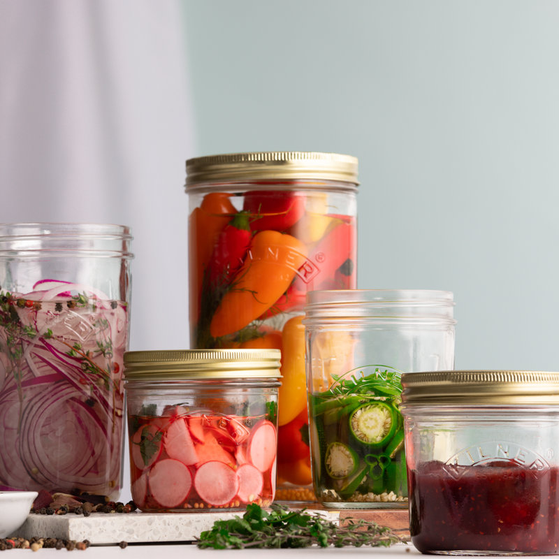 Glass Canning Jar - Set of 6