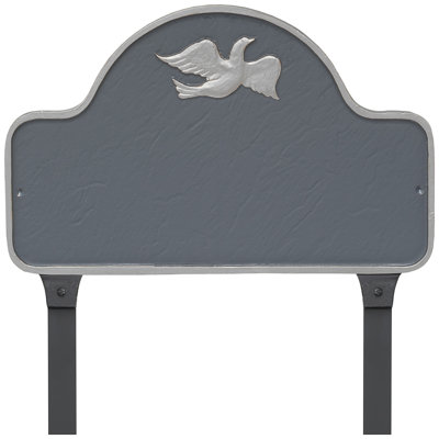 Plaque d'adresse avec colonnettes Dove Arch