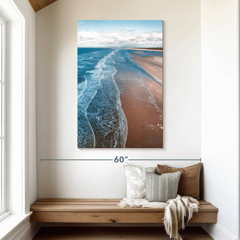 Gillard Aquamarine Waves, 48" H x 32" W