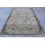 Tapis classique en laine, tapis floral vert 6,0 x 9,0 pi