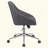 Upholstered Adjustable Home Office Desk Chair-1242665180