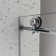 6063 Matte Black Frameless One Fixed And One Shifted Shower Door, 70MM 304 Stainless Steel Large Pulleys With Adjustable Soft Closing Function,With Nano Easy Cleaning,Stick Explosion-Proof Menbrance