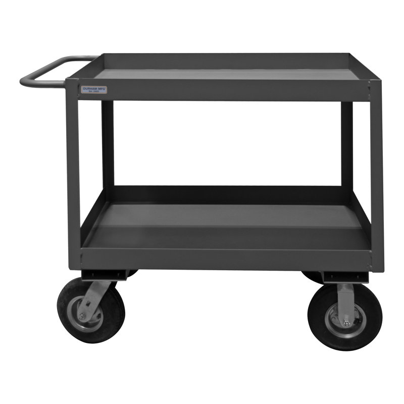 Chariot de réserve avec des lèvres hautes, H 36 po x l 42,25 po x P 24,25 po