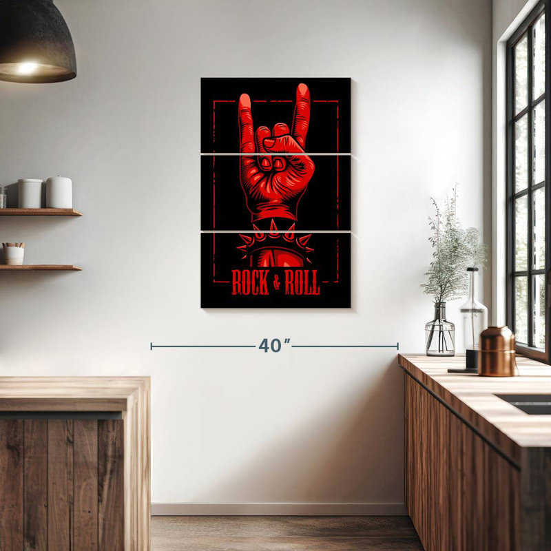 Abarca Red Rock N Roll, H 38 po x l 24 po