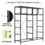 Fabric chest of drawers, storage cabinet, sideboard for living room with 12 fabric drawers, chest of drawers for bedroom or hallway, chest of drawers for kitchen, office, hallway, or bedroom