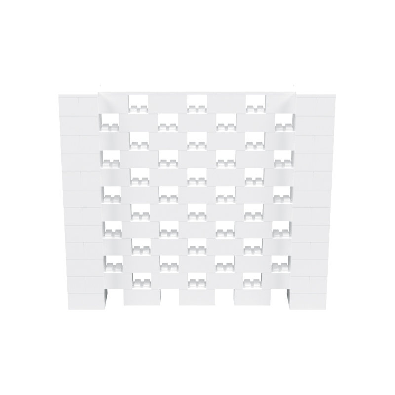Ensemble mural Everblock, Blanc, H 72 po x l 84 po x P 12 po
