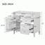 Meuble-lavabo 36 po sans lavabo supérieur-106544220