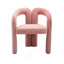 Ensemble confortable de chaises d'appoint rembourrées en velours pour divers espaces-756586308
