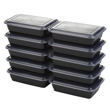 Prep & Savour Nesting Food Storage Containers with Attached Lids