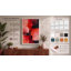 Red Geometry Abstract - Wrapped Canvas-381998319-381998327