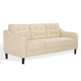 Heuton 77.3'' Recessed Arms Sofa