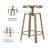 Lang Auzair Swivel Adjustable Stool-1071453924