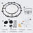 Hyatt 10 - Light Iron Dimmable Chandelier-27749497-35066446-53217363