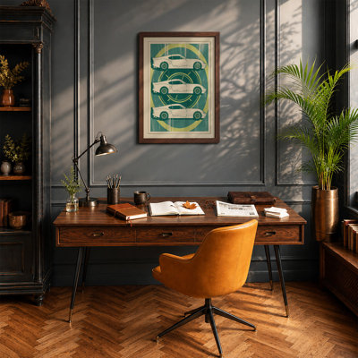 Velocity Trilogy Retro - Framed Print