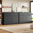 9 Drawers Dresser, 55" W Double Dresser For Bedroom-352140477-356822615