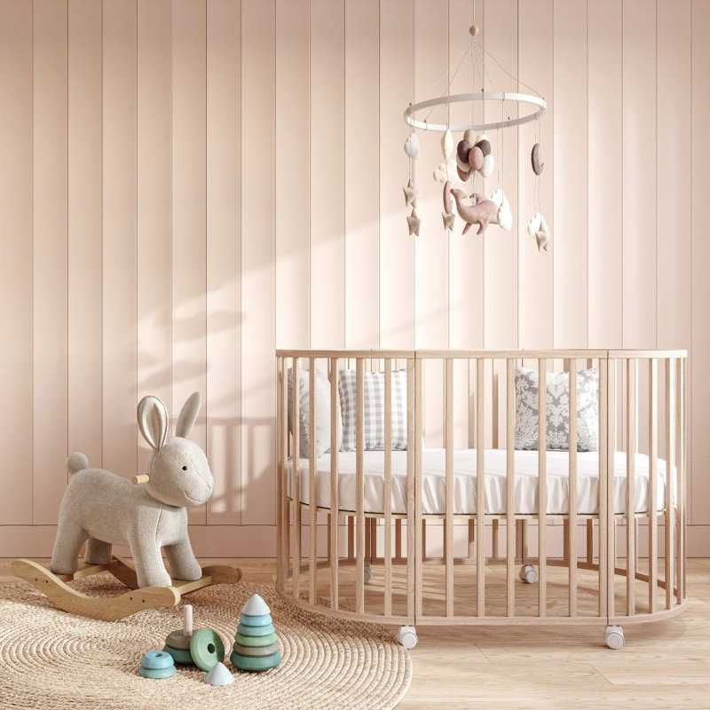 Panneau mural en MDF apprêté blanc DUNE-L (2 pièces / paquet) 3/4 po x 5-3 / 4 po x 96 po