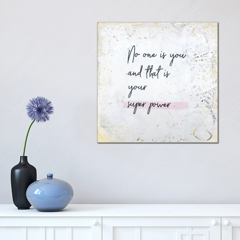 No One Is You by Britt Hallowell - Wrapped Canvas Gallery-Wrapped Canvas Giclée, 45.72 cm H x 45.72 cm W x 1.91 cm D