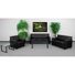 Hercules Leather Reception Set