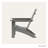 POLYWOOD Modern Adirondack Chair-39390152