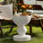Accent Table Concrete Side End Table For Balcony Garden