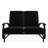 Belle Isle Cushion Deep Seating 2-Seat Glider-98713259-98358541