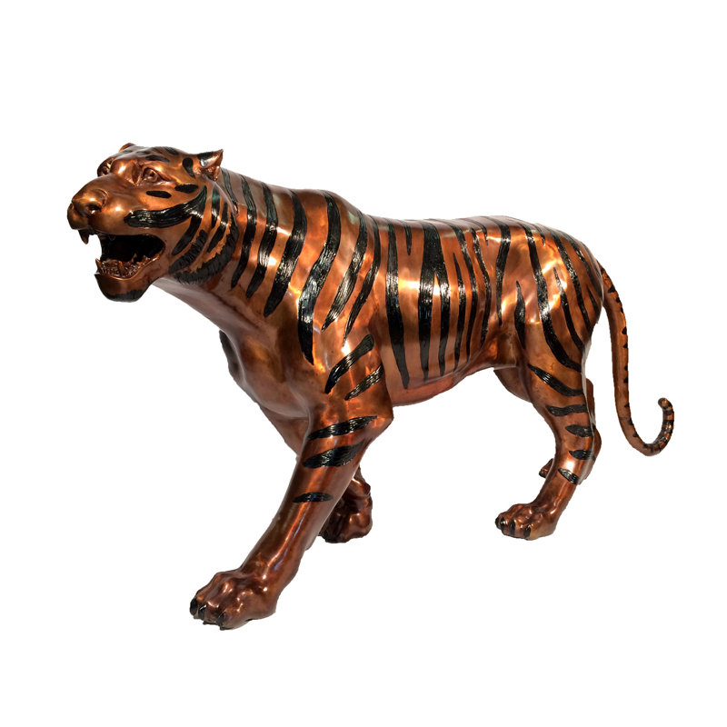 Tiger Metal Garden Statue