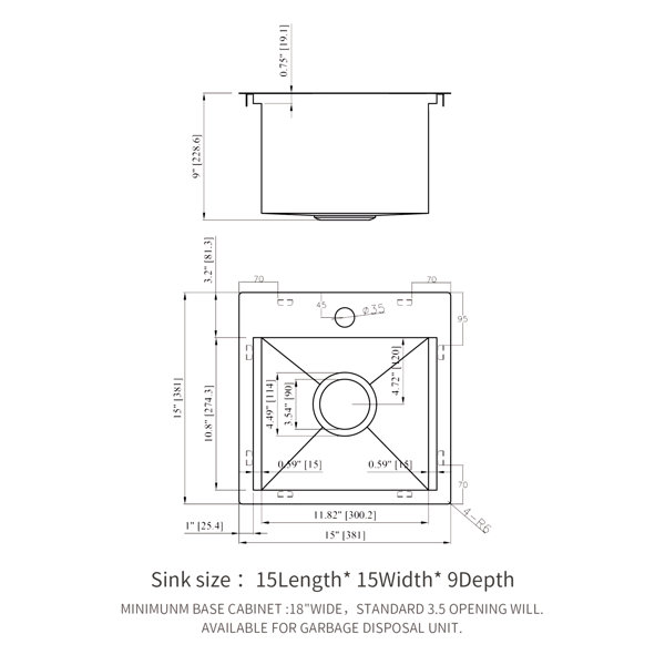 Dimensions du produit