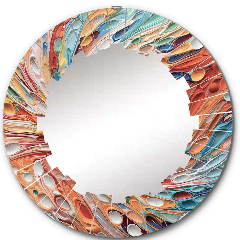 Burtle Circle Mirror, 24" x 24"