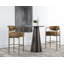 Tabouret de bar Heloise - Milliken Cognac-112389026-112389030
