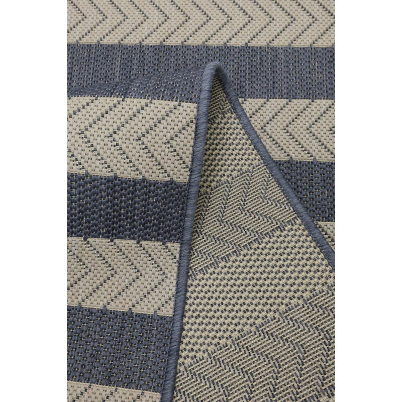 COMPASS STRIPE NAVY 160/230cm, Rectangle 120 x 170 cm