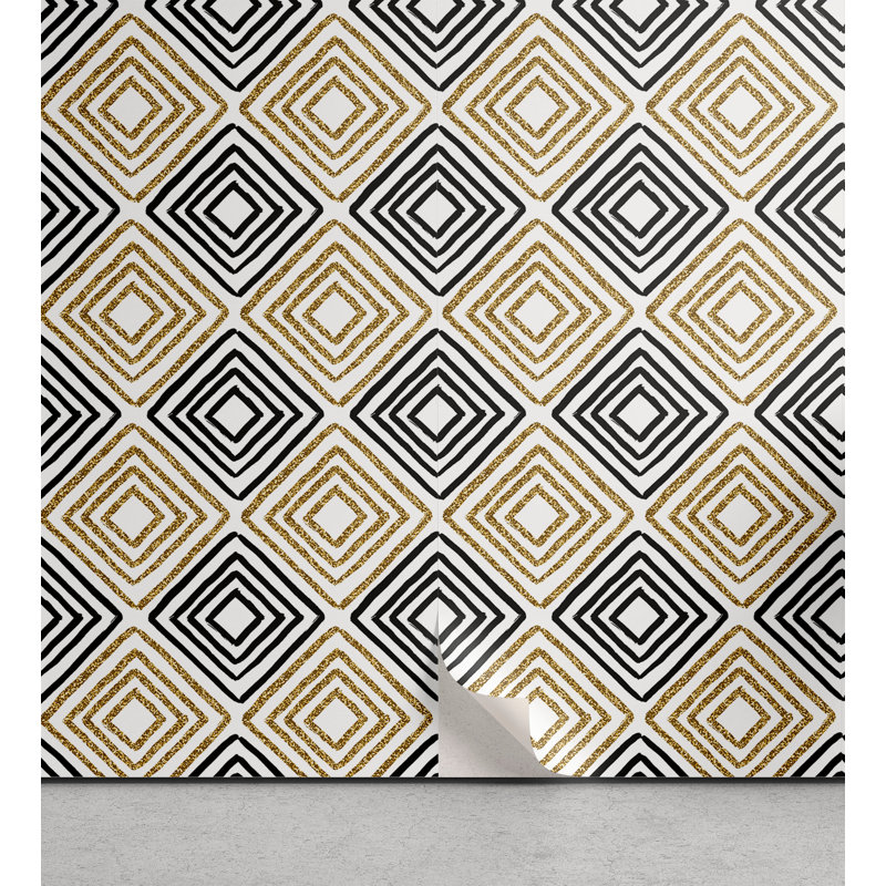 Rouleau de papier peint adhésif Giorgino, L 13 po x L 72 po
