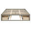 Grand lit plateforme avec 6 tiroirs de rangement, gris antique-298557410-298557418