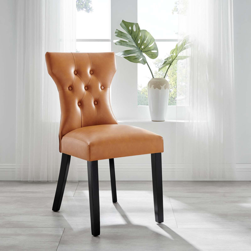 Chaise d'appoint Silhouette, Brun clair