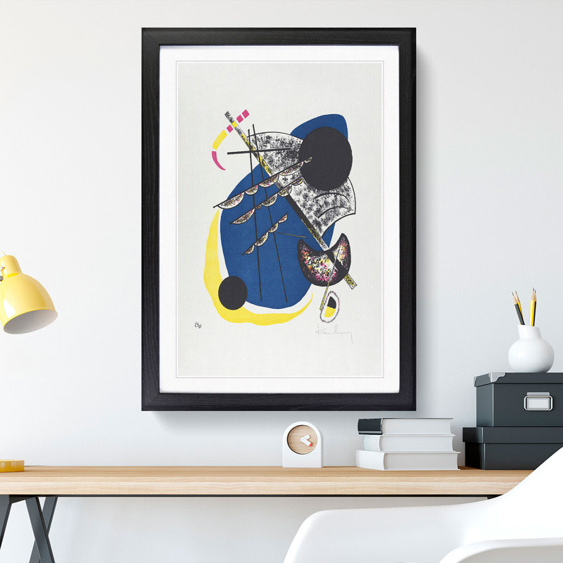 Small Worlds II by Wassily Kandinsky - Framed Print, Black Framed, 90cm H x 65cm W x 2cm D