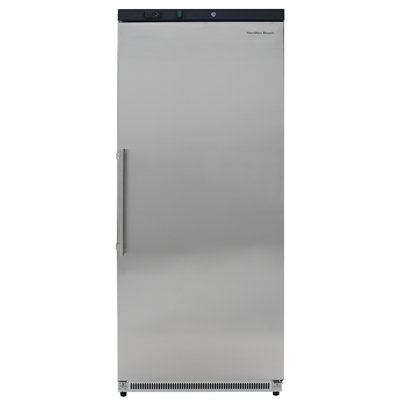 Hamilton Beach 19.2 Cu. Ft. Commercial Refrigerator, 543 Litre Upright Fridge with Electronic Temperature Controls, Stainless Steel