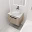 Ensemble de meuble-lavabo moderne 24 "avec lavabo en céramique 24"
