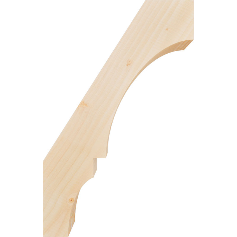 Genouillère Balboa, Sapin de Douglas, Lisse, H 22 po x l 3,5 po x P 14 po