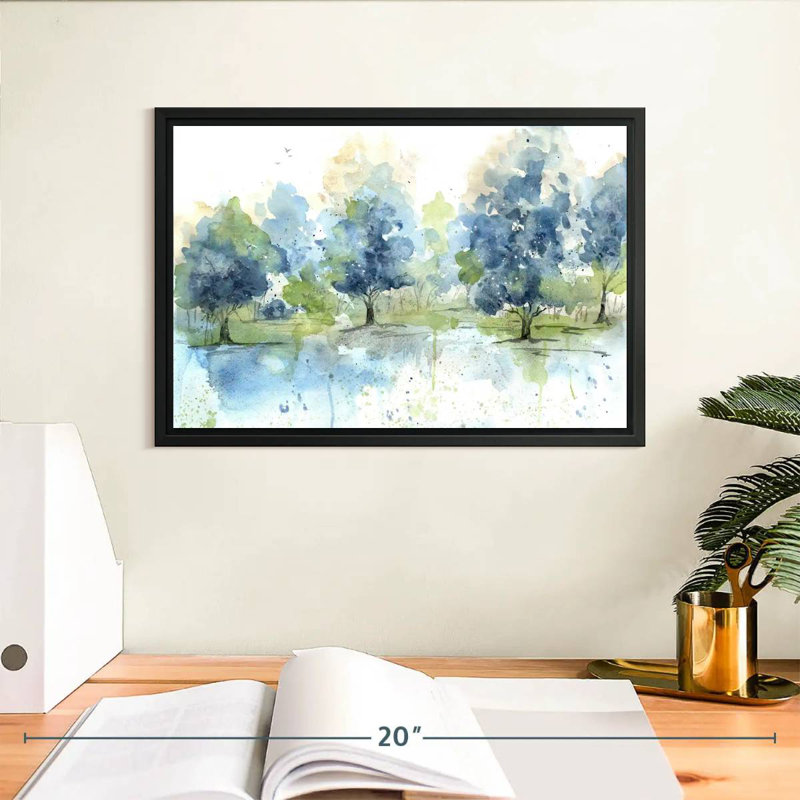 Paysage bleu délavé Avery, H 9 po x l 13 po