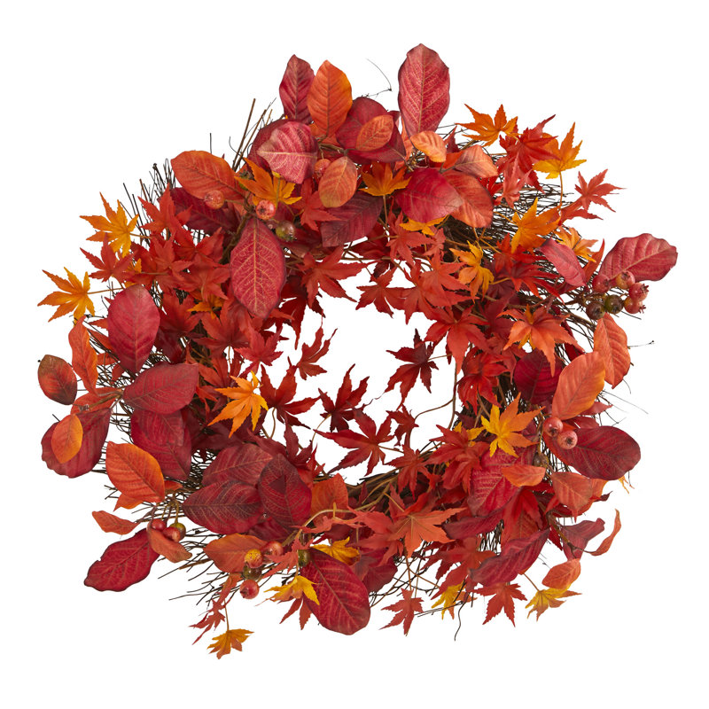 Faux Polyester 22'' Wreath