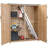 5.3 ft. x 4.5 ft. Solid Wood Lean-To Tool Garden Storage Shed-108742075