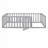 Wood Daybed Frame with Fence-591128208-591128213