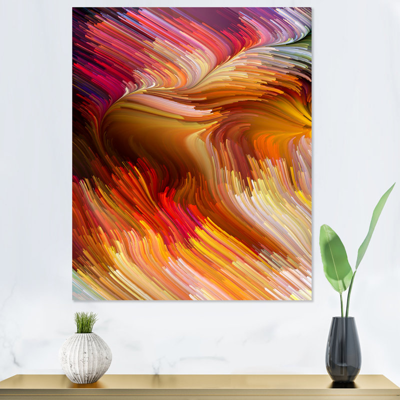 Life Of Liquid Colour Vi II - Print on Canvas, 20" H x 12" W, Wrapped Canvas