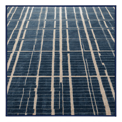 Machine Washable Space Gray Area Rug